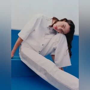 Zara Premium White High Waist 90s Full Length Jeans EU36 NWT